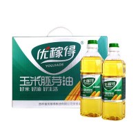 優(yōu)稼得玉米油 非轉基因玉米胚芽油禮盒 900mlX5 廠家批發(fā)特產(chǎn)